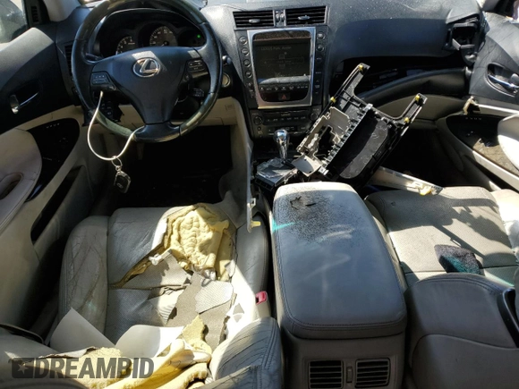 2008 Lexus GS 350 with VIN JTHCE96S180015712, listed as a Copart auction lot 49552275 with 0 mi miles and Salvage Title. Bid and sale history available at carsss.com. Image 8.