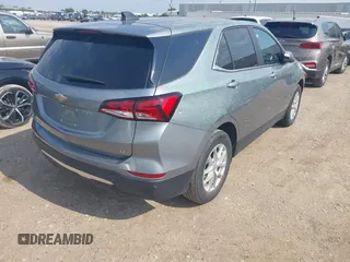 2024 Chevrolet Equinox LT with VIN 3GNAXKEG8RS142062, listed as a IAAI auction lot 42136077 with 32,819 mi miles and . Bid and sale history available at DreamBid. Image 4.