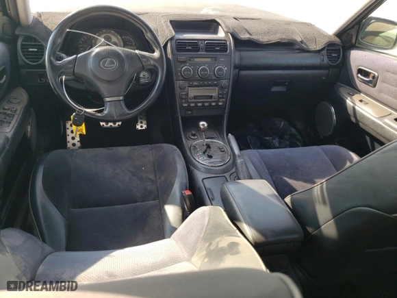 2002 Lexus IS 300 with VIN JTHBD192X20057265, listed as a Copart auction lot 75644484 with 99,875 mi miles and Salvage Title. Bid and sale history available at carsss.com. Image 8.