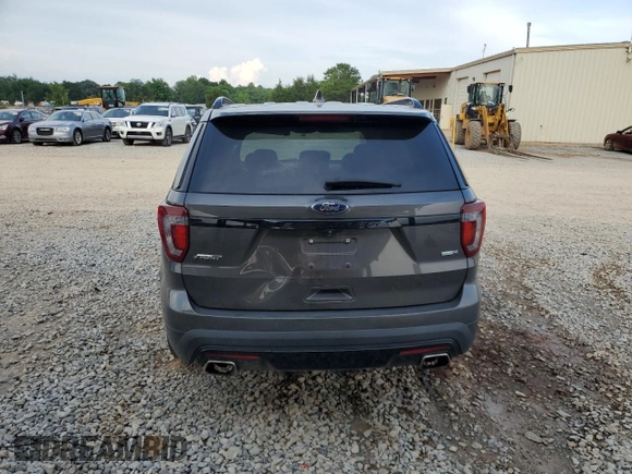 2017 Ford Explorer Sport with VIN 1FM5K8GT5HGD36420, listed as a Copart auction lot 57654015 with 122,804 mi miles and Salvage title. Bid and sale history available at DreamBid. Image 6.