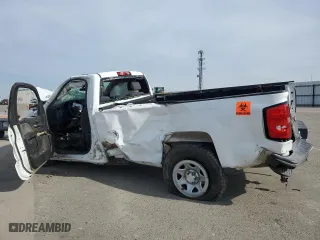 2018 Chevrolet Silverado 1500 Work Truck with VIN 1GCNCNECXJZ907140, listed as a Copart auction lot 45949315 with 0 mi miles and Salvage Title. Bid and sale history available at carsss.com. Image 2.