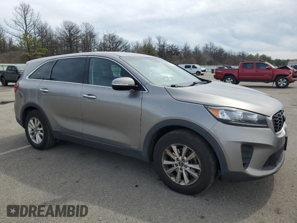 2019 Kia Sorento LX with VIN 5XYPGDA37KG454575, listed as a Copart auction lot 51808155 with 129,790 mi miles and Salvage Title. Bid and sale history available at carsss.com. Image 4.