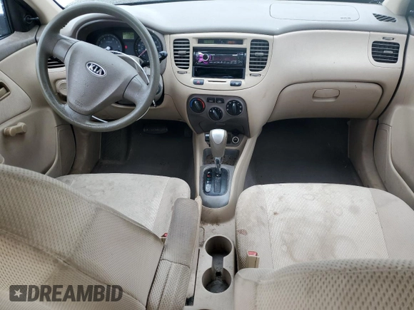 2007 Kia Rio LX with VIN KNADE123076227001, listed as a Copart auction lot 70975104 with 171,386 mi miles and Salvage Title. Bid and sale history available at carsss.com. Image 8.
