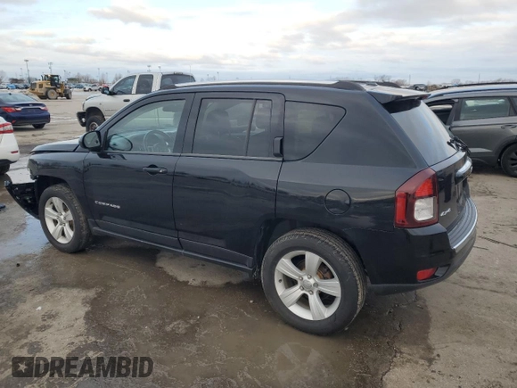 2015 Jeep Compass High Altitude Edition with VIN 1C4NJDEBXFD217481, listed as a Copart auction lot 41563165 with 180,626 mi miles and Salvage Title. Bid and sale history available at carsss.com. Image 2.