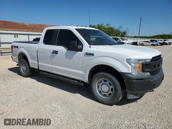 2018 Ford F-150 XL with VIN 1FTFX1E52JKE93864, listed as a Copart auction lot 55618805 with 157,540 mi miles and Clean Title. Bid and sale history available at DreamBid. Image 4.