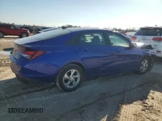 2022 Hyundai Elantra SE with VIN KMHLL4AG0NU334659, listed as a Copart auction lot 46928205 with 31,312 mi miles and Salvage Title. Bid and sale history available at DreamBid. Image 3.
