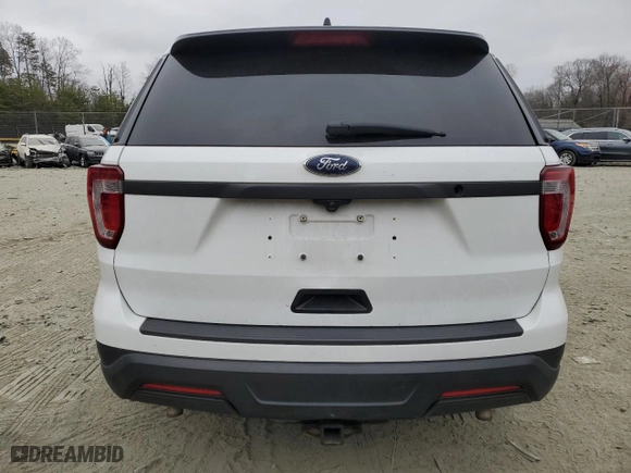 2018 Ford Police Interceptor Utility with VIN 1FM5K8AR9JGB59213, listed as a Copart auction lot 49336355 with NaN miles and Salvage Title. Bid and sale history available at carsss.com. Image 6.
