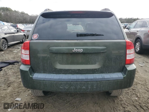 2008 Jeep Compass Sport with VIN 1J8FT47W58D685113, listed as a Copart auction lot 42317235 with 226,604 mi miles and Salvage Title. Bid and sale history available at carsss.com. Image 6.