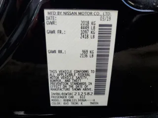 2019 Nissan Altima SL with VIN 1N4BL4EW5KC212582, listed as a Copart auction lot 69220004 with 99,472 mi miles and Salvage Title. Bid and sale history available at DreamBid. Image 12.