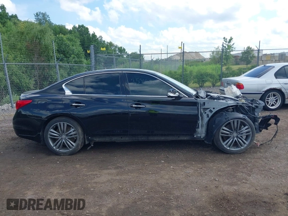 2014 Infiniti Q50 Premium with VIN JN1BV7AR0EM705304, listed as a IAAI auction lot 42619040 with 81,848 mi miles and . Bid and sale history available at DreamBid. Image 14.