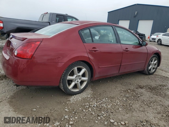 2004 Nissan Maxima SE with VIN 1N4BA41E84C878406, listed as a Copart auction lot 78540124 with 166,655 mi miles and Clean Title. Bid and sale history available at carsss.com. Image 3.
