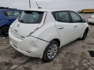 2015 Nissan LEAF SV with VIN 1N4AZ0CP0FC312609, listed as a Copart auction lot 70430622 with 55,198 mi miles. Bid and sale history available at carsss.com. Image 3.