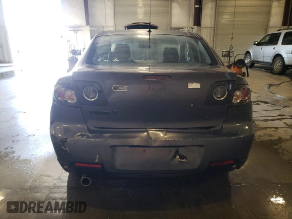 2008 Mazda 3 Sport with VIN JM1BK12F981866604, listed as a Copart auction lot 55243085 with 204,494 mi miles and Salvage Title. Bid and sale history available at DreamBid. Image 6.