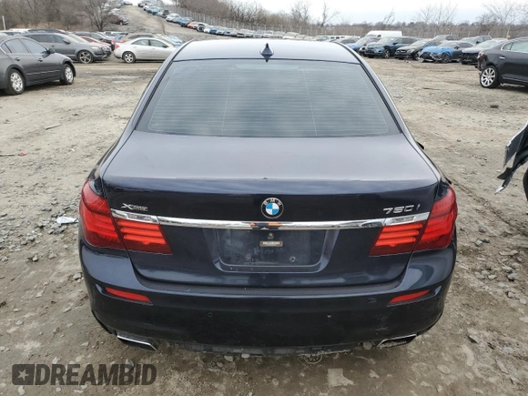 2014 BMW 7 Series 750i xDrive with VIN WBAYB6C52ED225217, listed as a Copart auction lot 46104815 with 155,822 mi miles and Clean Title. Bid and sale history available at carsss.com. Image 6.