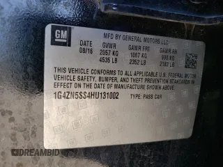 2017 Buick LaCrosse Preferred with VIN 1G4ZN5SS4HU131002, listed as a Copart auction lot 76003524 with 69,052 mi miles and Salvage Title. Bid and sale history available at carsss.com. Image 14.