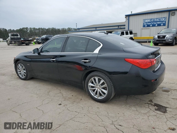 2016 Infiniti Q50 Premium with VIN JN1CV7AP7GM203024, listed as a Copart auction lot 88680715 with 163,922 mi miles and Salvage Title. Bid and sale history available at DreamBid. Image 2.