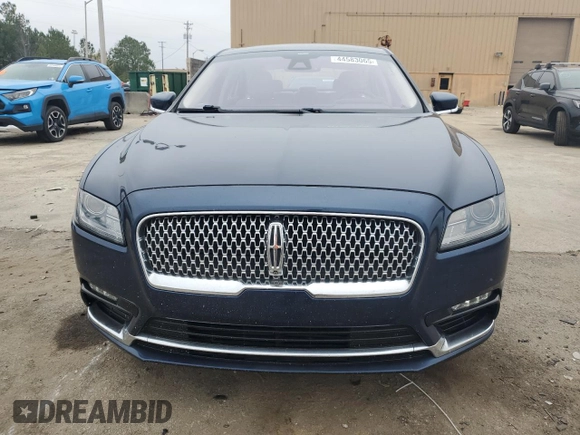 2017 Lincoln Continental Reserve with VIN 1LN6L9RP5H5637448, listed as a Copart auction lot 44583065 with 107,371 mi miles and Salvage Title. Bid and sale history available at carsss.com. Image 5.