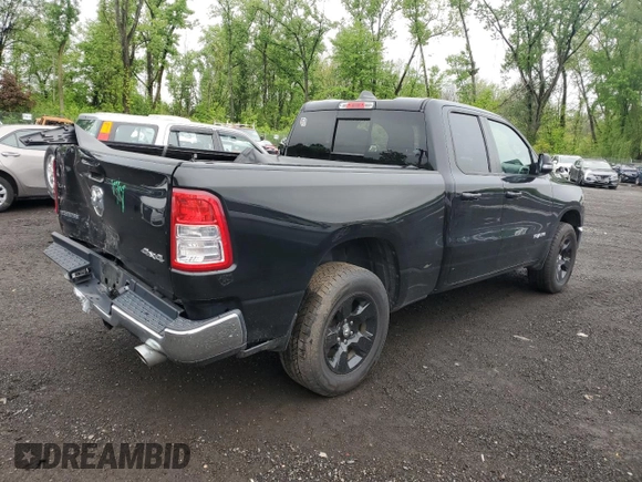 2021 Ram 1500 Big Horn z VIN 1C6SRFBT7MN757180, wystawiony jako Copart lot #55508355 z przebiegiem 75 435 mil mil oraz Szkoda całkowita • Salvage title. Historia ofert i sprzedaży dostępna na DreamBid. Obrazek 3.