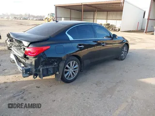 2017 Infiniti Q50 2.0t with VIN JN1CV7AP6HM642216, listed as a IAAI auction lot 41362110 with 99,542 mi miles and . Bid and sale history available at carsss.com. Image 4.