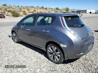 2015 Nissan LEAF SV with VIN 1N4AZ0CP6FC330144, listed as a Copart auction lot 61944543 with 66,493 mi miles. Bid and sale history available at carsss.com. Image 2.