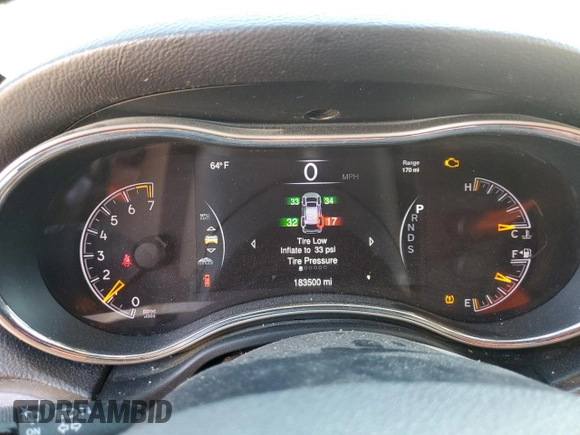 2014 Jeep Grand Cherokee Laredo with VIN 1C4RJFAG5EC158892, listed as a Copart auction lot 48391545 with 183,500 mi miles and Clean Title. Bid and sale history available at carsss.com. Image 9.