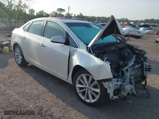 2012 Buick Verano Leather Group with VIN 1G4PS5SK9C4130565, listed as a IAAI auction lot 41865940 with 91,719 mi miles. Bid and sale history available at carsss.com. Image 1.
