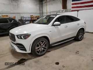 2022 Mercedes-Benz GLE 53 AMG with VIN 4JGFD6BB2NA823655, listed as a Copart auction lot 53130005 with 15,657 mi miles and Clean title. Bid and sale history available at DreamBid. Image 1.
