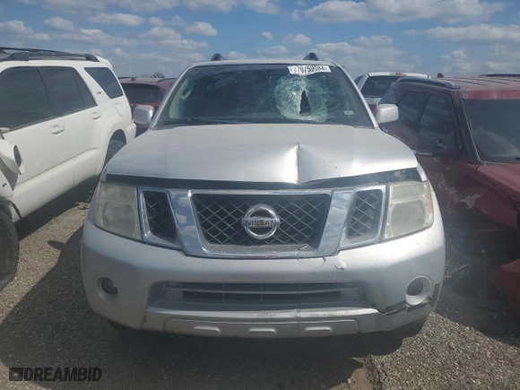 2011 Nissan Pathfinder Silver with VIN 5N1AR1NB4BC625024, listed as a Copart auction lot 70759984 with 189,182 mi miles and Salvage Title. Bid and sale history available at carsss.com. Image 5.