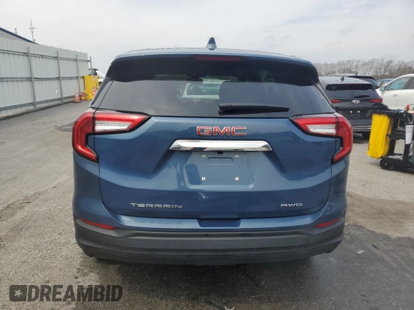 2024 GMC Terrain SLE with VIN 3GKALTEG8RL333103, listed as a Copart auction lot 53244425 with 14,174 mi miles and Clean Title. Bid and sale history available at DreamBid. Image 6.
