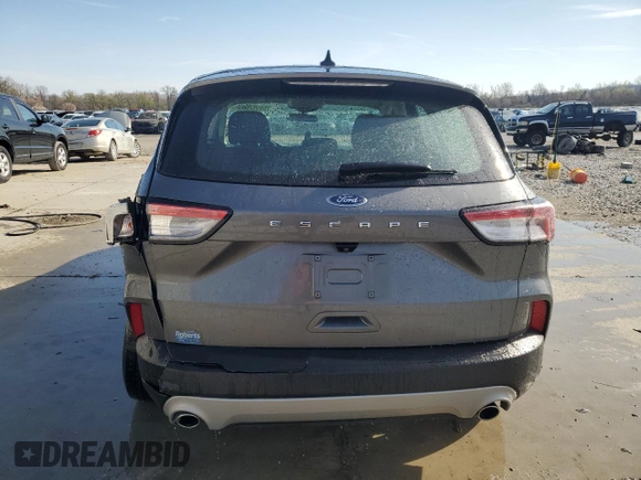 2022 Ford Escape S with VIN 1FMCU0F6XNUB51291, listed as a Copart auction lot 50967505 with 46,807 mi miles and Salvage title. Bid and sale history available at DreamBid. Image 6.