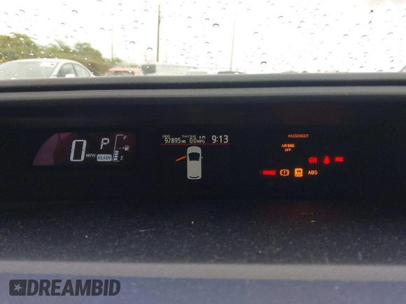 2016 Toyota Prius One with VIN JTDKDTB34G1124184, listed as a IAAI auction lot 41809631 with 97,895 mi miles and . Bid and sale history available at DreamBid. Image 7.