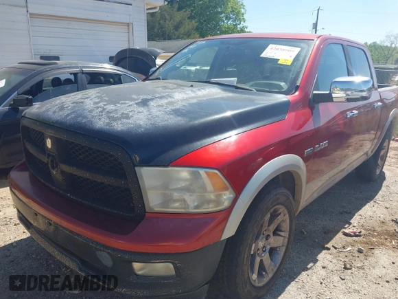2009 Dodge 1500 Sport with VIN 1D3HB13TX9S710881, listed as a IAAI auction lot 42038909 with 176,502 mi miles. Bid and sale history available at carsss.com. Image 2.
