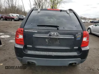 2009 Kia Sportage LX with VIN KNDJE723097622429, listed as a Copart auction lot 52960575 with 167,492 mi miles and Salvage Title. Bid and sale history available at carsss.com. Image 6.