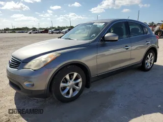 2008 Infiniti EX Journey with VIN JNKAJ09E38M302823, listed as a Copart auction lot 65204015 with 108,811 mi miles and Salvage title. Bid and sale history available at DreamBid. Image 1.
