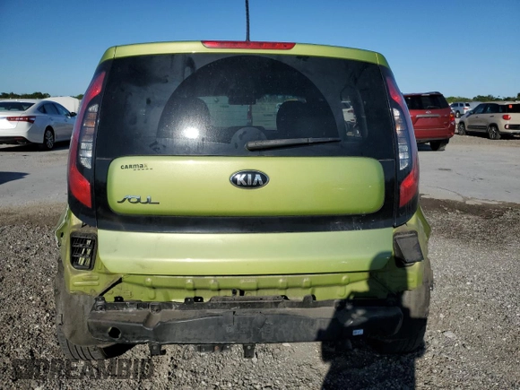 2016 Kia Soul with VIN KNDJN2A26G7838729, listed as a Copart auction lot 48550675 with 81,947 mi miles and Salvage Title. Bid and sale history available at carsss.com. Image 6.