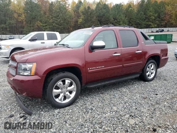 2008 Chevrolet Avalanche LT w/1LT with VIN 3GNEC12J38G182977, listed as a Copart auction lot 81495924 with 144,184 mi miles and Salvage Title. Bid and sale history available at carsss.com. Image 1.