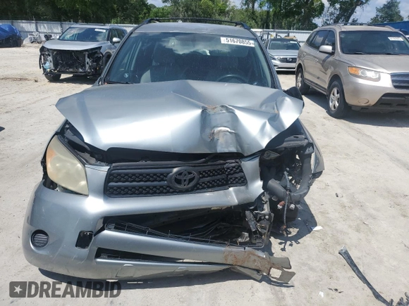 2006 Toyota RAV4 with VIN JTMZD33V366016087, listed as a Copart auction lot 51670855 with 157,098 mi miles and Clean Title. Bid and sale history available at carsss.com. Image 5.