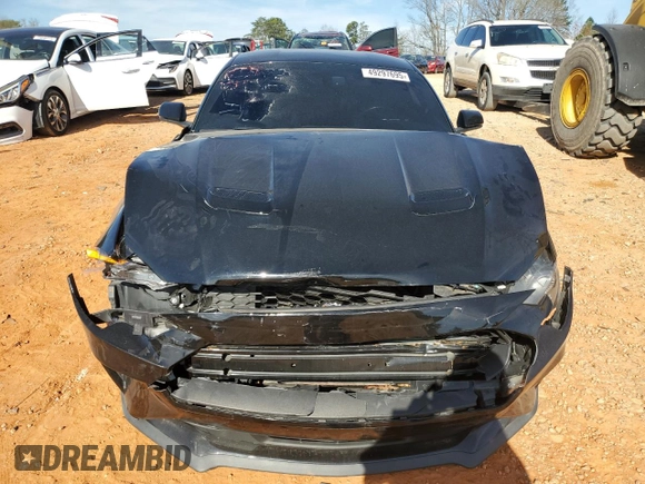 2018 Ford Mustang EcoBoost with VIN 1FA6P8TH6J5153854, listed as a Copart auction lot 49297695 with 74,670 mi miles and Salvage Title. Bid and sale history available at carsss.com. Image 5.