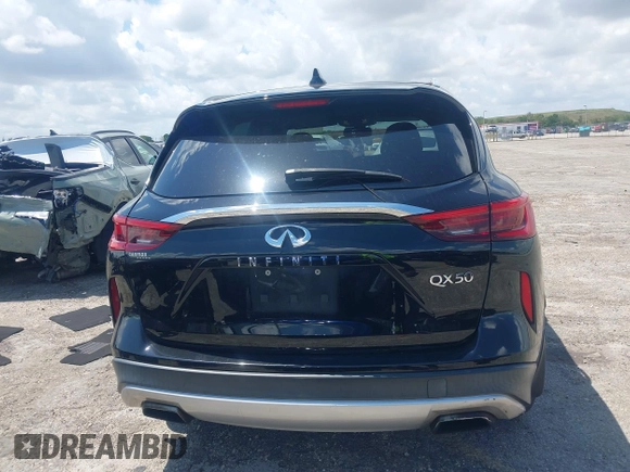 2019 Infiniti QX50 LUXE with VIN 3PCAJ5M16KF119709, listed as a IAAI auction lot 41922353 with 96,262 mi miles. Bid and sale history available at carsss.com. Image 17.