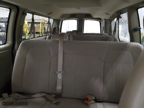 2013 Chevrolet Express Passenger LT with VIN 1GAZG1FG5D1118406, listed as a Copart auction lot 81705434 with 87,326 mi miles and Salvage Title. Bid and sale history available at carsss.com. Image 10.