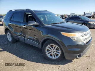 2014 Ford Explorer XLT with VIN 1FM5K7D83EGB35542, listed as a Copart auction lot 52088705 with 163,061 mi miles and Salvage title. Bid and sale history available at DreamBid. Image 4.