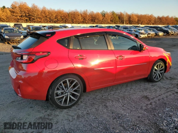 2024 Subaru Impreza Sport with VIN JF1GUAFC2R8315039, listed as a Copart auction lot 82832614 with 5,888 mi miles and Salvage Title. Bid and sale history available at carsss.com. Image 3.