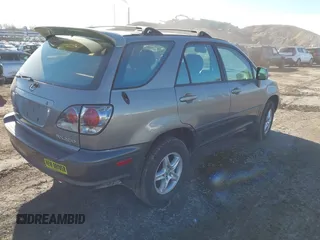 2002 Lexus RX 300 with VIN JTJHF10U120273412, listed as a IAAI auction lot 41411189 with 159,953 mi miles and . Bid and sale history available at DreamBid. Image 4.