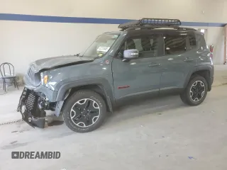 2016 Jeep Renegade Trailhawk with VIN ZACCJBCT2GPC56026, listed as a Copart auction lot 62223445 with 113,915 mi miles and Salvage title. Bid and sale history available at DreamBid. Image 1.