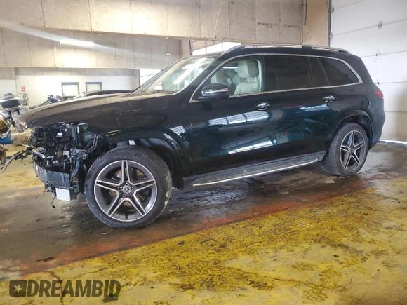 2023 Mercedes-Benz GLS 450 with VIN 4JGFF5KE3PA912751, listed as a Copart auction lot 88219355 with 41,273 mi miles and Salvage Title. Bid and sale history available at DreamBid. Image 1.