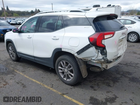 2023 GMC Terrain SLT with VIN 3GKALVEG9PL181051, listed as a IAAI auction lot 41871295 with 51,402 mi miles and . Bid and sale history available at carsss.com. Image 3.