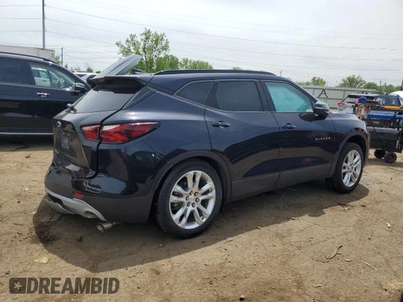 2020 Chevrolet Blazer LT z VIN 3GNKBJRSXLS635633, wystawiony jako Copart lot #58584645 z przebiegiem 21 642 mil mil oraz Szkoda całkowita • Salvage title. Historia ofert i sprzedaży dostępna na DreamBid. Obrazek 3.