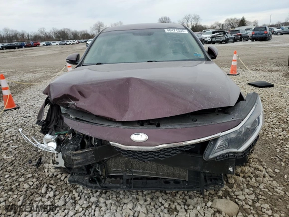 2018 Kia Optima LX with VIN 5XXGT4L38JG237547, listed as a Copart auction lot 46471335 with 133,051 mi miles and Salvage Title. Bid and sale history available at carsss.com. Image 5.