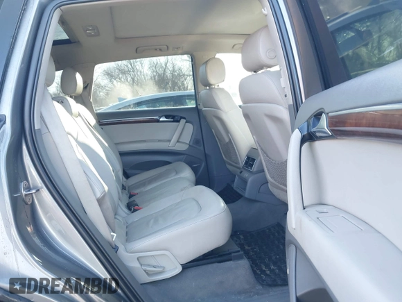 2011 Audi Q7 Premium Plus with VIN WA1LMAFE3BD002843, listed as a IAAI auction lot 41609039 with 152,021 mi miles and . Bid and sale history available at DreamBid. Image 8.