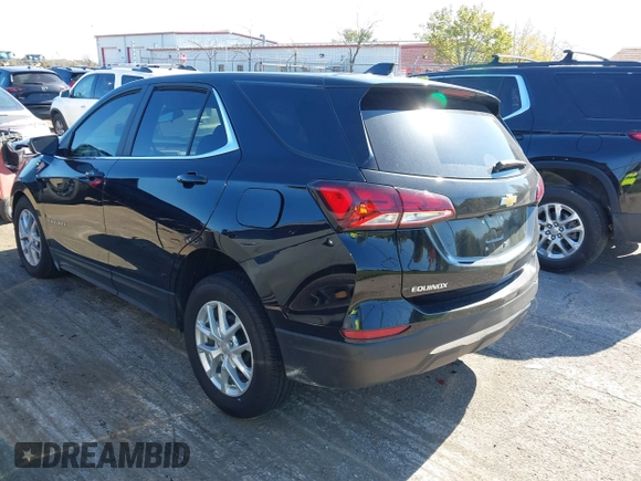 2024 Chevrolet Equinox LT with VIN 3GNAXUEG5RL321892, listed as a IAAI auction lot 40594360 with 14,935 mi miles and . Bid and sale history available at DreamBid. Image 3.
